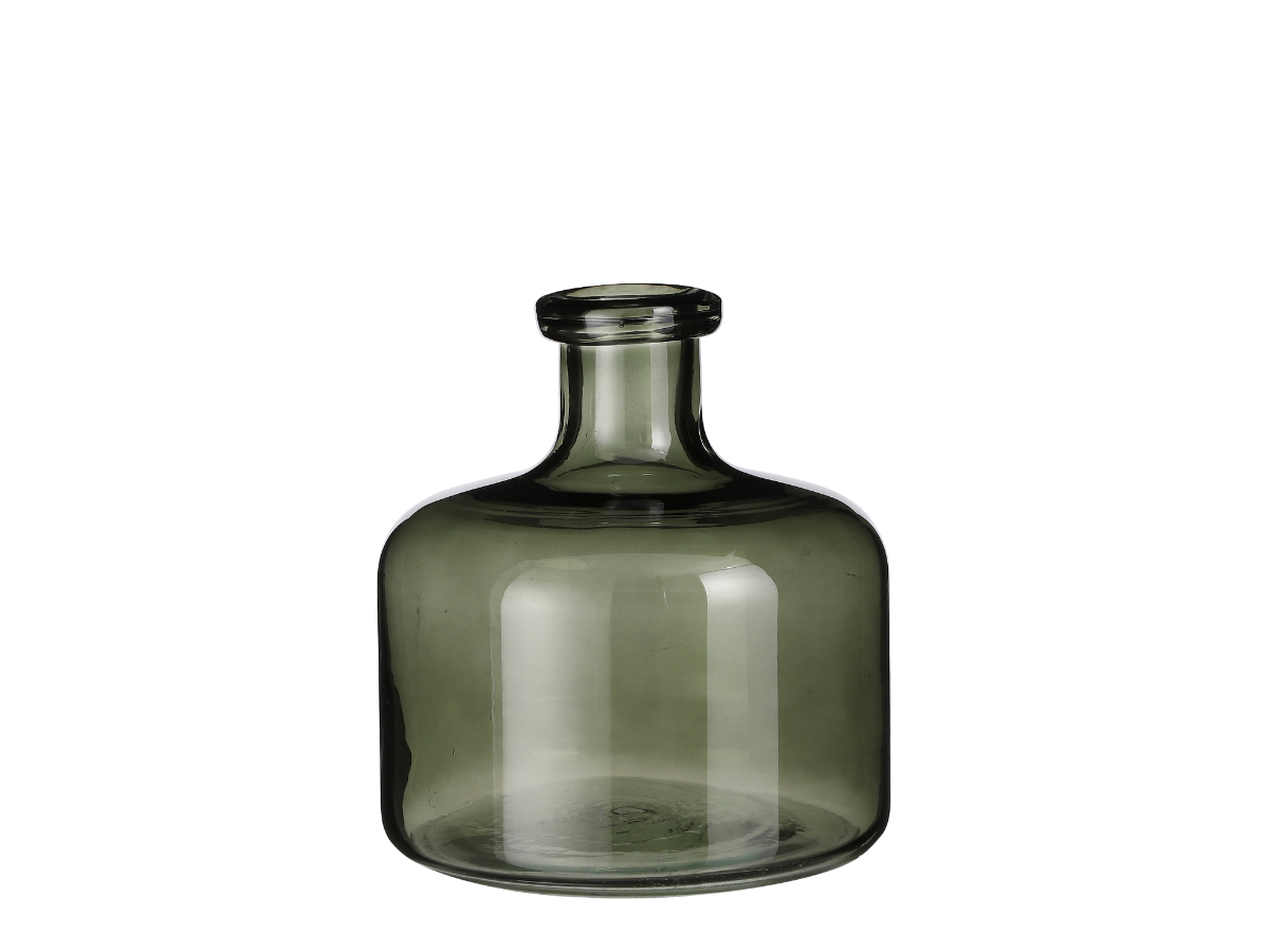 בקבוק זכוכית ראגל ירוק- 21.5X20 ס''מ | משתלות יגור